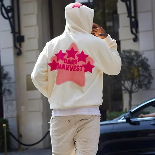 Vista 2 de Vamtac Sudadera con capucha para hombre, sudadera con capucha de forro polar con estampado de dibujos animados de anime, sudadera de gran