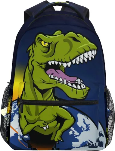 Vista 9 de senya Roaring Panther Mochila escolar Mochila de viaje para niños estudiantes, Patrón 1, Mochilas Daypack