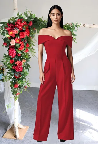 Vista 41 de DeftSharp Overol largo y elegante para mujer, sexy, para cóctel, fiesta, club, casual, para trabajo