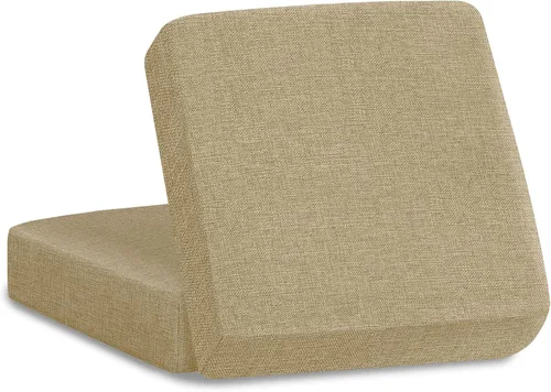 Vista 14 de Naturoom Fundas de Cojines de Sofá de Lino, Funda de Sofá Funda de Sofá Protector de Muebles con Cuerda de Amarre en la Parte Inferior, Suave