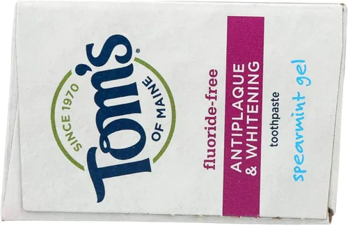 Vista 6 de Pasta de dientes natural antiplaca y blanqueadora sin flúor (paquete de 4)