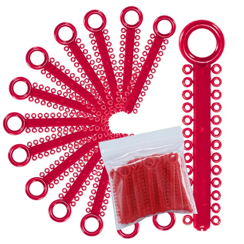 Vista 11 de 1040 Power Sticks Ligaduras Ataduras de ligadura ortodóntica O-Ties, Bandas elásticas de ligadura, Ataduras elásticas Anillos en O Bandas elásticas