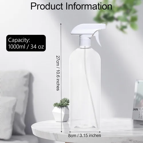 Vista 3 de driew Plant Mister - Botella rociadora de agua para plantas, botella de nebulización de agua, soluciones de limpieza, jardinería, interior, exterior