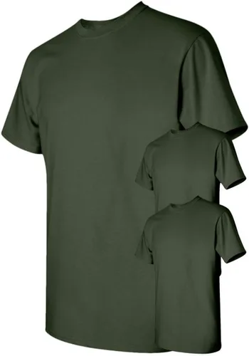 Vista 99 de Gildan Camiseta G500 para hombre Ceniza/baya