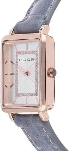 Vista 3 de Anne Klein AK3820 Reloj con correa de grano de cocodrilo acentuada con purpurina