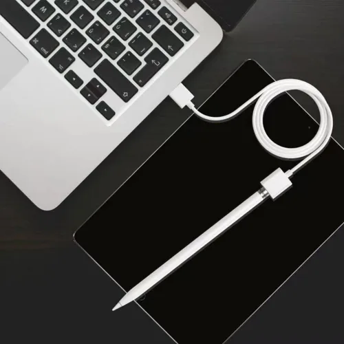 Vista 5 de ForApple - Cargador de bolígrafo (1 unidad, 1 pie) para Apple Pencil de 1ª generación Cargador iPencil de 20 minutos de carga completa para Apple