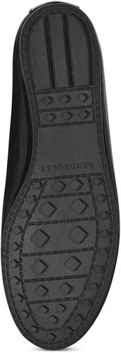 Vista 10 de Aerosoles Mocasines Day Drive para mujer, color negro, talla 8 de ancho, Charol negro