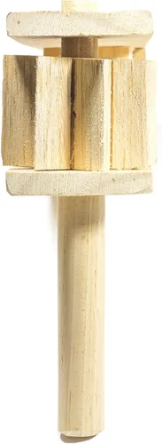 Vista 3 de (2 unidades) - Grogger de madera hecho a mano, trinquete de matraca de 15 pulgadas para deportes ruidosos