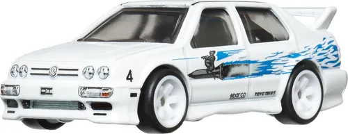 Vista 4 de Hot Wheels Coches de juguete, paquete premium de Fast and Furious Premium, juego de 5 coches de juguete de metal fundido a escala 1:64 en caja