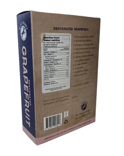 Vista 8 de BlueHenry Toronja deshidratada - 3 oz - 25 rebanadas - Fruta Natural