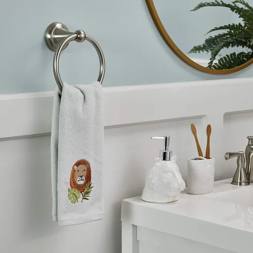 Vista 9 de SKL Home Vern Yip Jungle Cats - Porta cepillos de dientes, color blanco