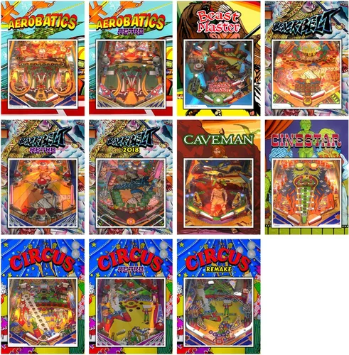 Vista 2 de AtGames Zaccaria Pinball Pack 1 Game Card for All Legends Arcade Machines, Download and Play 11 Zaccaria Pinball Games Including Aerobatics, Beast