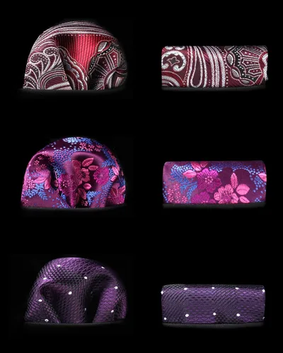 Vista 26 de HISDERN Juego de corbatas extralargas para hombre y pañuelo de bolsillo de 63 pulgadas, colección XL, caja de regalo, corbata, lote de 3