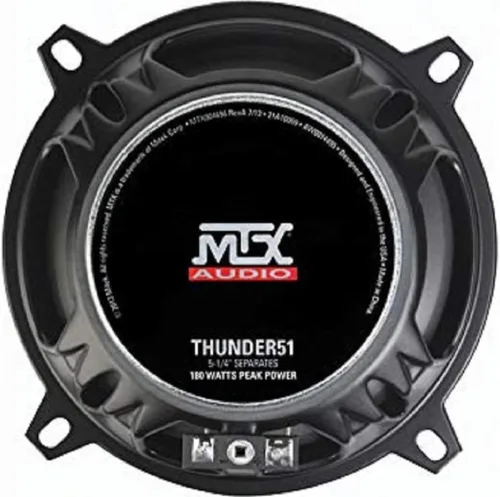 Vista 8 de MTX Par THUNDER51 5,25 "360w Altavoces Componentes de Audio para Coche/Multi-Mount Tweeters