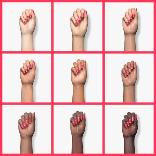 Vista 4 de OneDor - Polvo para uñas, polvo para inmersión de uñas, sistema de pigmentos de color acrílico, 1 onza 03 - Rosa intenso