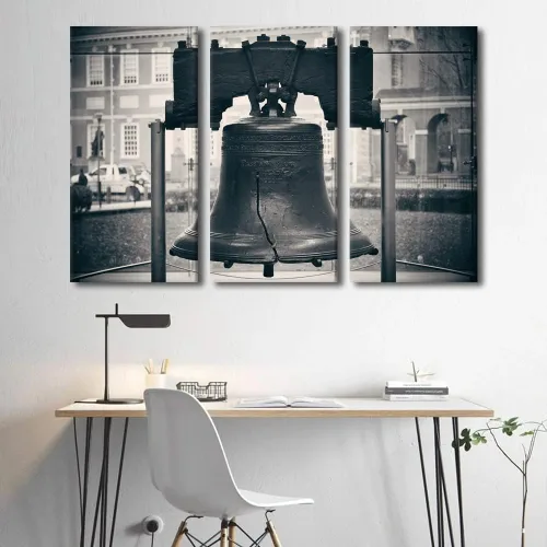 Vista 12 de TUMOVO Lienzo decorativo para pared, diseño de paisaje urbano de San Luis por la noche, para sala de estar, arco, pintura abstracta moderna, paisaje