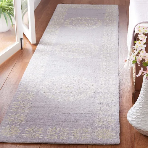 Vista 20 de SAFAVIEH Empire Collection - Alfombra de pasillo, 2 pies 3 pulgadas x 9 pies, negro y marfil, lana de medallón hecha a mano, ideal para zonas