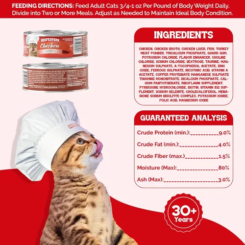 Vista 2 de Beefeaters Chicken Pate - Alimento húmedo para gatos, 3 onzas (paquete de 24 unidades), alimento húmedo para adultos con taurina, alimento húmedo