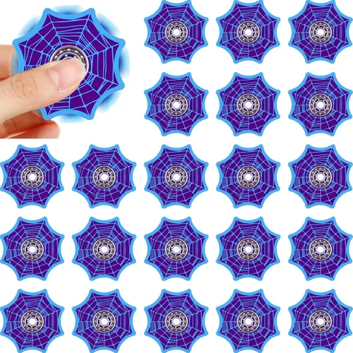 Vista 13 de Sotiff 24 piezas de tortuga verde Fidget Spinners a granel, mini juguetes