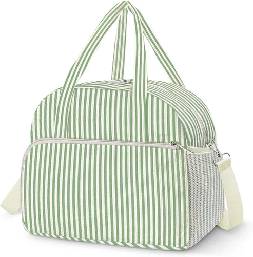 Vista 15 de Coobiiya Lonchera térmica de 12 litros para mujeres y hombres, lonchera de pana reutilizable, lonchera de gran capacidad con forro resistente a fugas