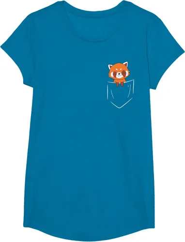 Vista 42 de Funny Red Panda In Pocket - Camiseta con bolsillo, Negro, S