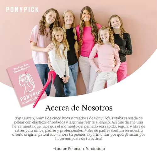 Vista 7 de THE PONY PICK - Herramienta de corte de bandas elásticas para el cabello, fácil de usar, sin dolor, sin daños en el cabello, herramienta de corte
