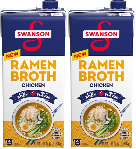 Vista 13 de SWANSON S Caldo de pollo ramen, cartón de 32 onzas