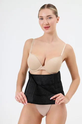 Vista 3 de Corsé abdominal para control de abdomen, diseño ajustable de 3 bandas