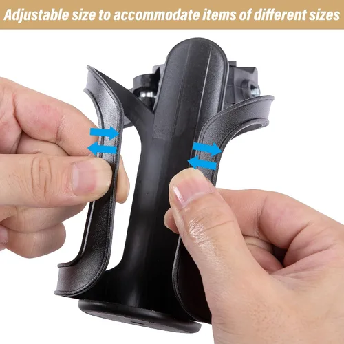 Vista 4 de Adnee 6 portavasos, soporte para árbol, caza, para caza de árboles, universal, rotación de 360 grados, para caza, bicicleta, cochecito, andador