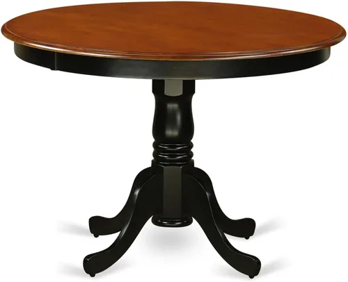 Vista 2 de East West Furniture HLWE3-BCH-W Juego de comedor, 3 piezas