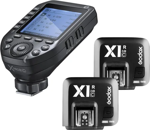 Vista 10 de Godox Disparador de flash inalámbrico X2T-S 2.4G TTL con 2X X1R-S controlador receptor compatible con Sony, función TTL, control de aplicación