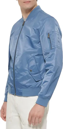 Vista 4 de Levi's MA-1 Flight chamarra satinada sin relleno para hombre