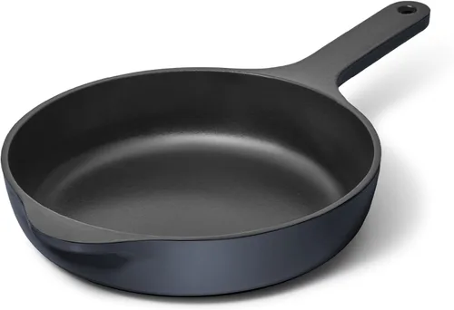 Vista 19 de Sartén de Hierro Fundido Caraway - Sartén de Hierro Fundido Esmaltada de 8" con Recubrimiento de 3 Capas de Esmalte - Sin Necesidad de Sazonado