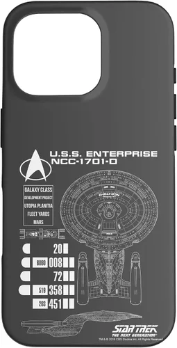 Vista 20 de Star Trek: The Next Generation U.S.S. Enterprise NCC-1701-0 Case for iPhone 17