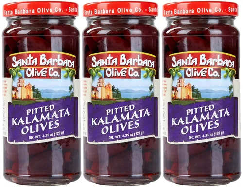 Vista 26 de Aceitunas verdes rellenas de anchoas sin hueso de Santa Barbara, perfectas para tablas de embutidos, ensaladas, pizza y pasta, paquete de 3, 5 onzas