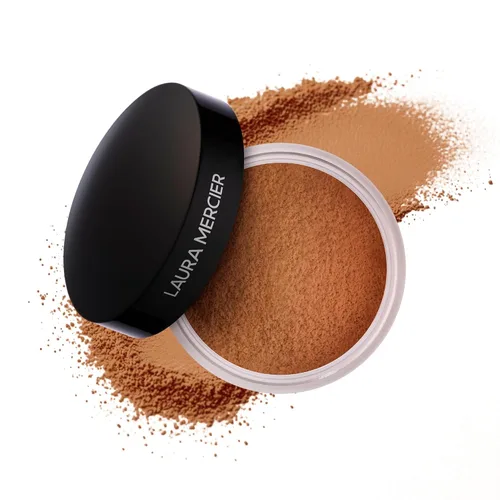 Vista 18 de Laura Mercier Polvo de ajuste suelto translúcido, control de brillo las 24 horas, acabado mate suave, impregnado con vitaminas C+ E, uso duradero