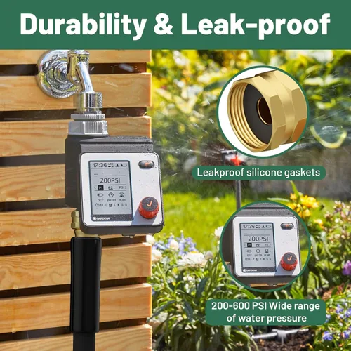 Vista 6 de Beitopamz Manguera de jardín corta de 1 pie x 5/8 pulgadas hembra a hembra, conector extensor de manguera de agua pequeña resistente, conexiones sin