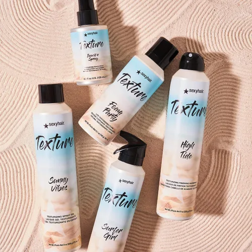 Vista 5 de SexyHair Texture Foam Party Lite - Espuma texturizante, 5.1 onzas Sujeción construible Añade brillo Todo tipo de cabello