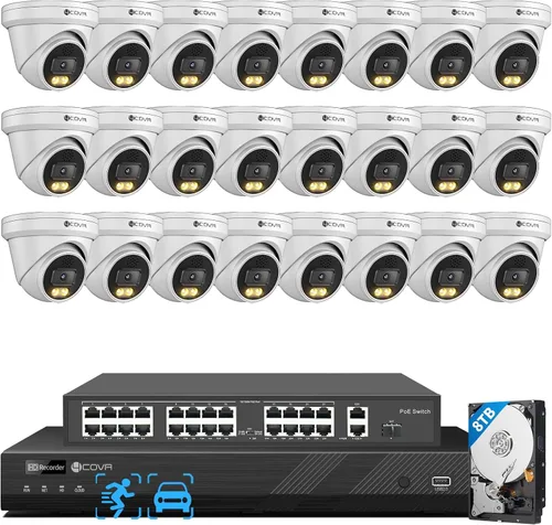 Vista 11 de Sistema de cámara de seguridad PoE 4COVR con disco duro de 2 TB, LY97KA5M0804