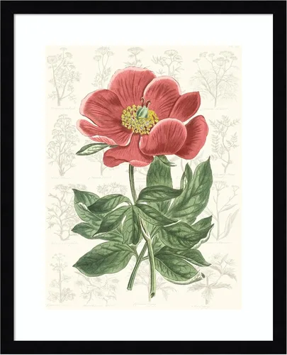 Vista 10 de Amanti Art Vision Studio - Lienzo decorativo para pared, 24 x 20 pulgadas, diseño de jardín de flores de peonía, arte de pared de flores, decoración