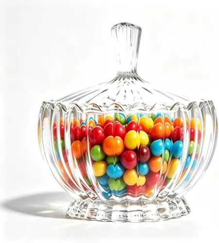 Vista 8 de Plato de caramelos de cristal con cubierta, cuenco de caramelos de cristal, plato de frutas, cuenco decorativo (ámbar)