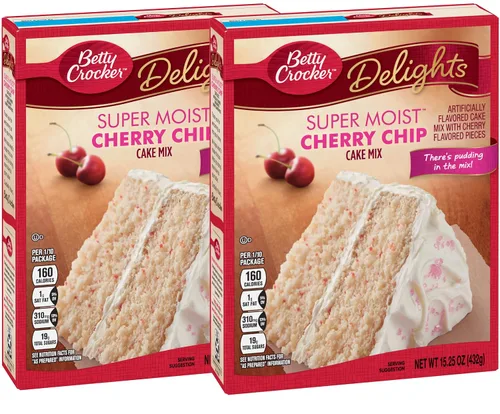 Vista 52 de Betty Crocker Delights Mezcla de pastel de vainilla francesa súper húmeda, 13.25 onzas