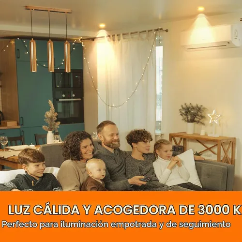 Vista 7 de Energetic - Bombilla LED MR16 regulable de 5 W y 12 V, equivalente a halógeno de 50 W, CRI 90+, base de dos pines GU5.3, ángulo de haz de 40 grados
