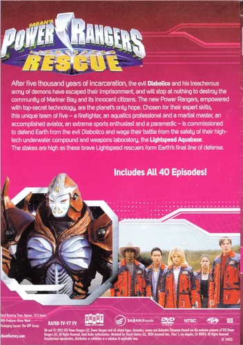 Vista 2 de Power Rangers: Lightspeed Rescue - Complete Series