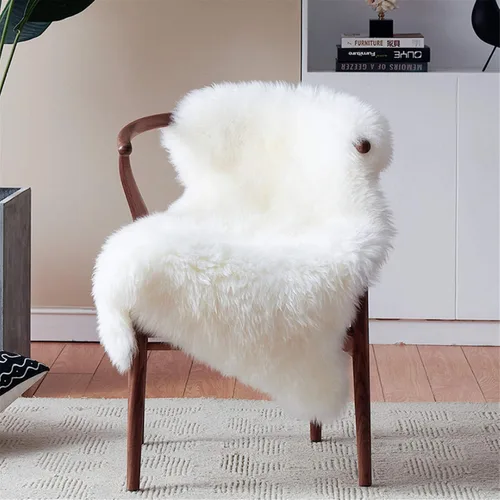 Vista 37 de duduta - Alfombra de pelo sintético de lana de oveja beige 2x3 pies, suave y esponjosa, funda para silla de pelo mullido, alfombra pequeña