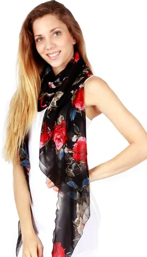 Vista 8 de CCFW Floral Impreso Abierto Frente Drape Cardigan Bufanda Chaleco
