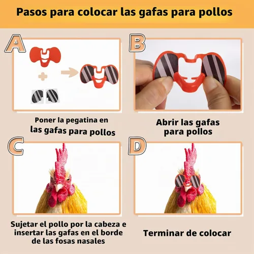 Vista 4 de Extguds Brazos de pollo para poner pollos, un divertido juguete de brazo de pollo con mirones y collar, un conjunto de disfraces de broma