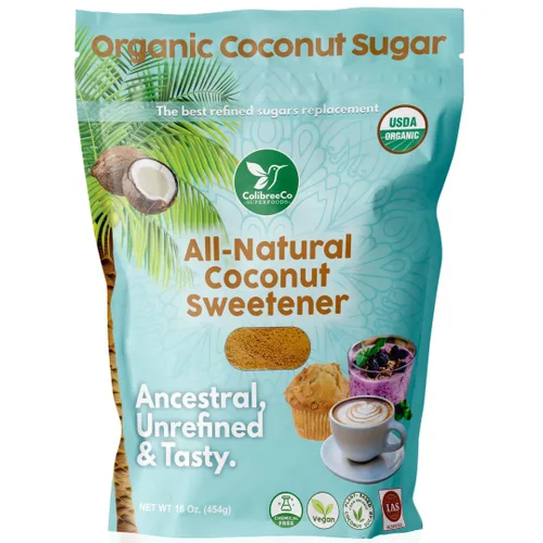 Vista 9 de Colibreeco, Azúcar de coco orgánico, 1 libra (paquete de 2): perfecto para endulzar bebidas y recetas Sustituto de azúcar de bajo índice