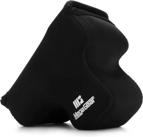 Vista 2 de MegaGear MG1887 - Funda de neopreno ultra ligera para cámara compatible con Fujifilm X-T200 (XC15-1.772 in), color negro