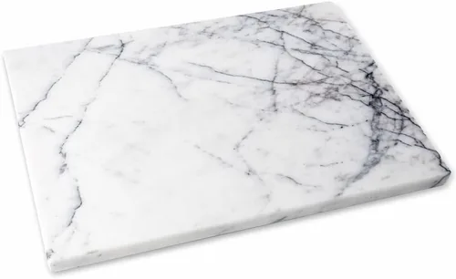 Vista 27 de Tabla de cortar de granito para cocina, tabla grande de quesos de losa de mármol de 16 x 12 pulgadas, tabla de servir rectangular para hornear